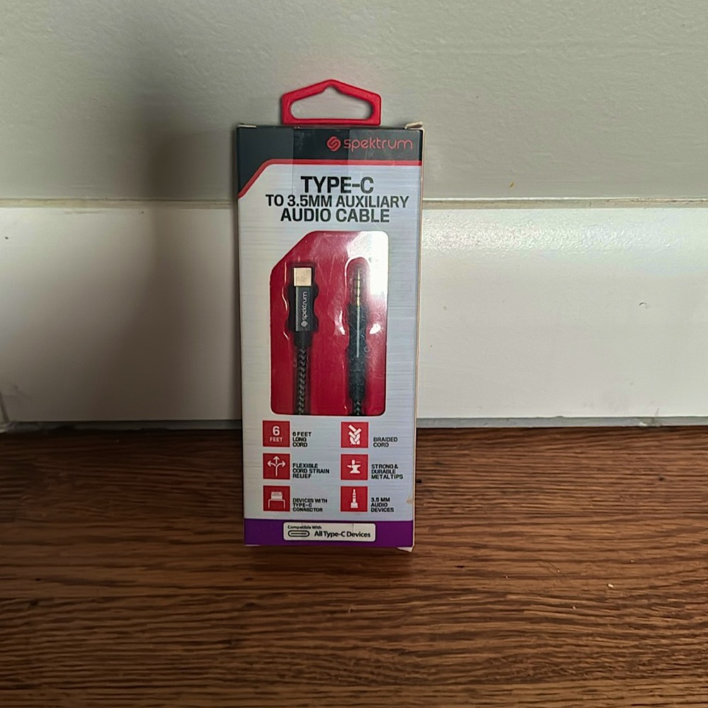 Brand New Type-C to 3.5MM Auxiliary Audio Cable